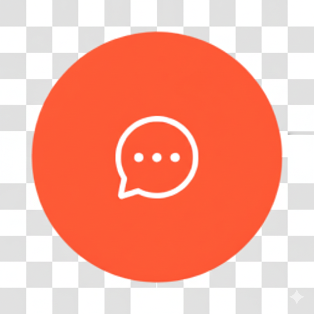 Floating chat icon